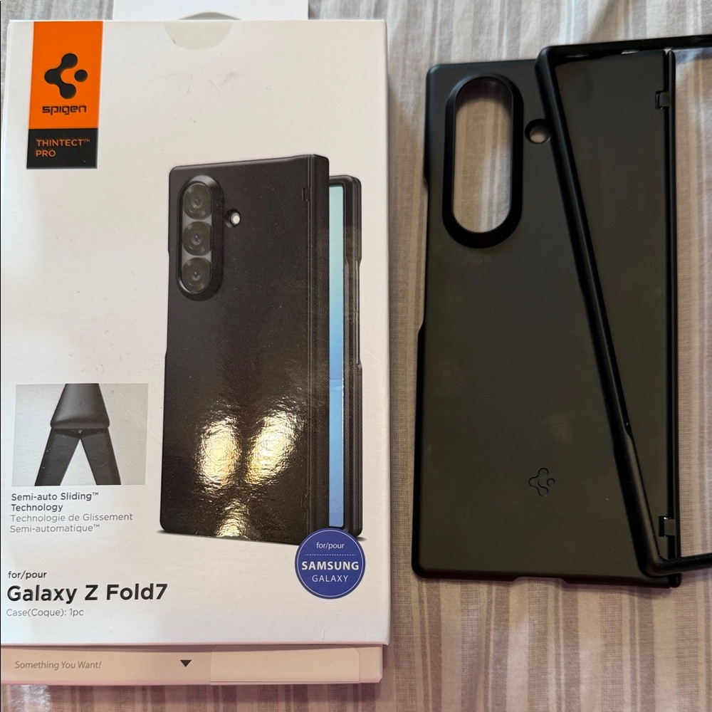 Spigen Black Case for Galaxy Z Fold7